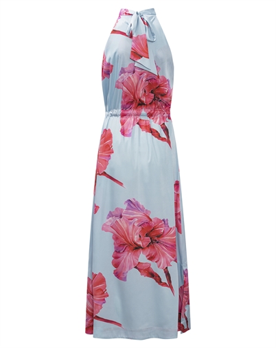 Karmamia Copenhagen - Layla Kjole - Fuchsia Maxi Flower